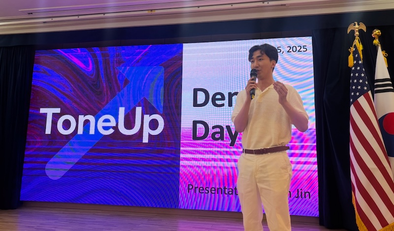 ToneUp Demo Day presentation